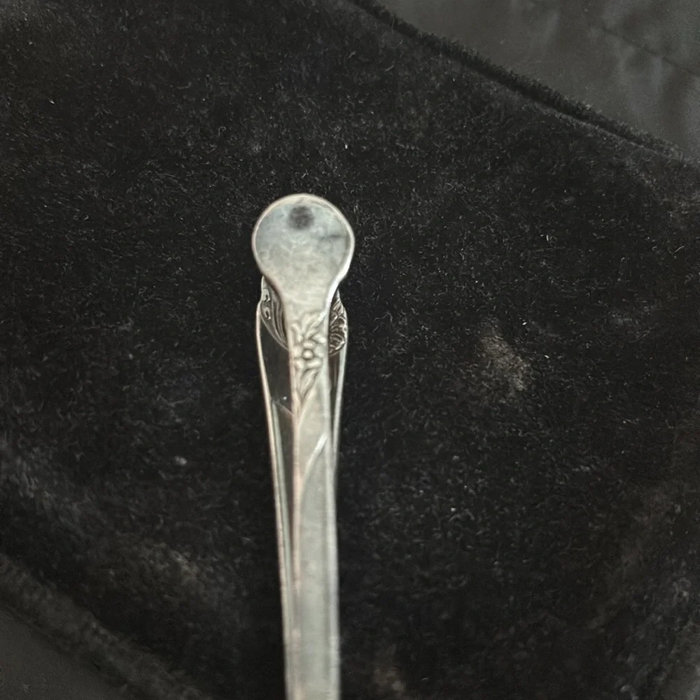 Vintage Silverware Pattern Moneyclip Evening Star by Comminity